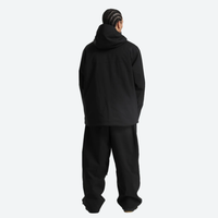 
                  
                    Men's colorblock ski anorak set - black, on-model back hood view, for powder days and winter commute
                  
                