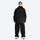 Women's colorblock ski pullover set - black jacket with black pants, for powder days and winter commute