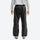 Unisex waterproof softshell cargo hiking pants - black pants with gray top, on-model front view, for camping and travel