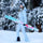 Women's breathable 3-layer jumpsuit ski suit - ice blue one-piece snow suit, for cold-weather winter sports