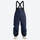 Men's adjustable ski pants with suspenders - navy bib pants, for resort and backcountry days