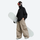Women's breathable 3-layer ski pants with leg vents - tan snow pants, for powder and piste riding