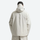 Men's colorblock ski pullover set - cream, on-model back hood view, for powder days and winter commute