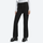 Clearance snow jacket bib and goggles picks - black ski pants on women, front standing view, for skiing and snowboarding