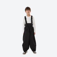 
                  
                    Kids breathable snowboard jacket and bib pants set - black bib pants, for kids skiing and snowboarding
                  
                