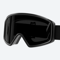 
                  
                    Crisp strap buckle cylindrical ski goggles - black frame cylindrical ski goggles, for winter mountain trips
                  
                