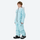 Kids one-piece snowboard suit with snow gaiters - ice blue kids one-piece snow suit, for family resort trips