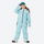 Kids waterproof 2L one-piece snow suit - ice blue kids one-piece snow suit, for cold-weather winter sports