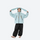 Kids 3L waterproof snow jacket and pants suit - ice blue jacket with black pants, for kids skiing and snowboarding