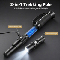 
                  
                    2-in-1 trekking pole with detachable flashlight - 2-in-1 trekking pole with detachable flashlight, for backpacking trips
                  
                