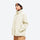 Kids' stand-collar fleece mid-layer jacket - cream kids fleece jacket with stand collar and beanie