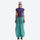 Women's slimming-panel half-zip trail tee - purple quick-dry tee with slimming panels and visor, for hiking and trail walking