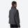 Women's fleece softshell jacket with stand collar - gray softshell jacket, for cold-weather outdoor wear