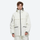 Men's breathable ski jacket with cargo pants - white jacket, on-model front view, for powder days and winter commute