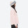 Lightweight high-warmth breathable fleece liner jacket - pink fleece liner jacket on women with goggles and beanie