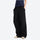 Unisex UPF50 water-repellent cargo pants - black wide-leg cargo pants with navy tee, for sunny-weather trekking