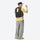 Unisex Coolmax zip-off hiking pants with UPF50 - gray zip-off hiking pants with yellow tee, for travel and city walks