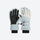 Kids' waterproof snow gloves with zip pocket - kids snow gloves pair, light blue pair view, for skiing and snowboarding
