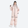 Men's waterproof 2L snow jacket and pants series - light pink jacket with light pink pants, for powder and piste riding