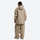 Women's 2-layer snowboard jacket and pants - tan jacket with tan pants, for powder days and winter commute