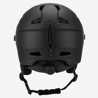 
                  
                    Lightweight ski helmet with integrated goggle look - matte black snow helmet with mirror goggles, for skiing and snowboarding
                  
                