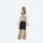 Kids 3L waterproof snow jacket and pants suit - tan bib pants with black knee patches, for kids skiing and snowboarding