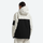 Women's waterproof 2L snow jacket and pants - cream and black colorblock, for skiing and snowboarding