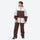 Unisex waterproof 2L snow jacket and bib pants - coffee brown jacket with coffee pants, 2-layer waterproof breathable shell