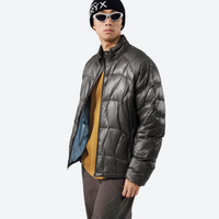 
                  
                    Ultralight water-repellent down series for men and women - dark bronze ultralight down jacket on men with beanie
                  
                