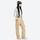 Women's 2-layer snowboard jacket and bibs set - tan snow pants, for resort and cross-country days