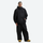 Breathable 3-layer ski pullover with balloon pants - black jacket with black pants, for powder days and winter commute
