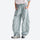 Breathable relaxed trail pants with drawcord waist - light blue quick-dry hiking pants with white tee 7