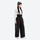 Women's colorblock waterproof snow jacket and pants - black wide-leg snow pants with white top, for skiing and snowboarding