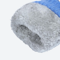 
                  
                    Kids' full finger snow gloves with cartoon print - kids snow glove lining, for skiing and snowboarding
                  
                