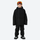 Kids waterproof 2L snow jacket and pants set - black kids jacket with black pants, for snow play and winter commute