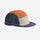 Fast dry five panel cap with color block - orange navy and beige color block five panel cap, for hiking and trail walking