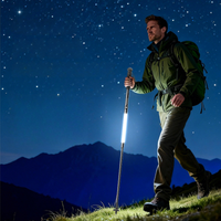 
                  
                    Hiking pole with built-in rechargeable light - 2-in-1 trekking pole with flashlight, for night hiking and camping
                  
                
