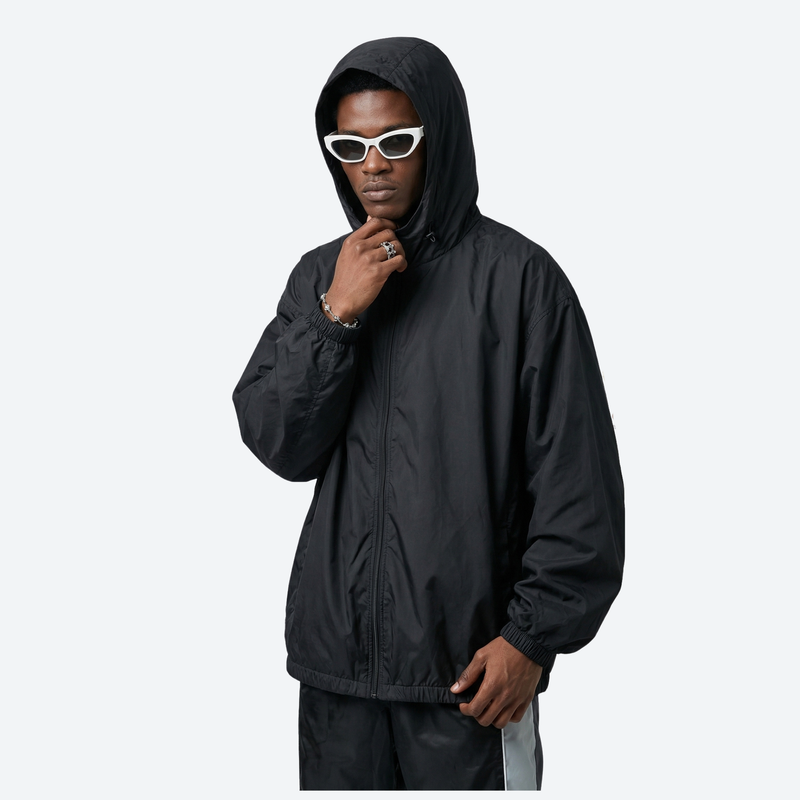 Waterproof sun protection jacket UPF50 - black waterproof sun jacket on men, for camping and outdoor weekends