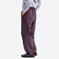 
                  
                    Breathable water-repellent trekking pants with vents - purple snow pants with lavender top, for hiking and trekking
                  
                