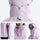 Lightweight water-repellent sun protection jacket - lavender sun jacket, for travel and city walks