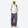 Breathable convertible trail pants converting to shorts - purple zip-off hiking pants with white tee