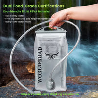 
                  
                    BPA-free water bladder with bite valve - 1.5l food-grade hydration bladder, for hiking and trail walking
                  
                