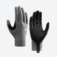 
                  
                    Trail gloves with touchscreen fingertips and grip palm - merino wool hiking gloves pair, for hiking and trail walking
                  
                