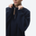 Soft boxy fleece sweater for cold days - navy boxfleece half-zip sweatshirt on men, for hiking and trail walking