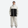 Women's breathable 2-layer snowboard jacket and pants - cream and black colorblock jacket with cream pants