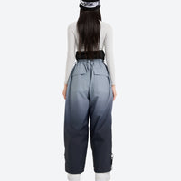 
                  
                    Breathable waterproof 2L ombre ski set - black gradient snow pants with black top, for cold-weather winter sports
                  
                