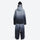 Unisex gradient print snowboard jacket and pants - black gradient jacket with pants, for powder and piste riding