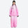 Aussie season clearance ski jacket and pants - pink ski jacket and pink pants on women, for winter mountain trips