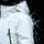 Breathable ski jacket with taped line details - white jacket, for resort and street wear