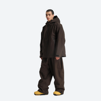 
                  
                    Men's waterproof 2L snow jacket and pants - coffee brown jacket with coffee pants, for cold-weather winter sports
                  
                